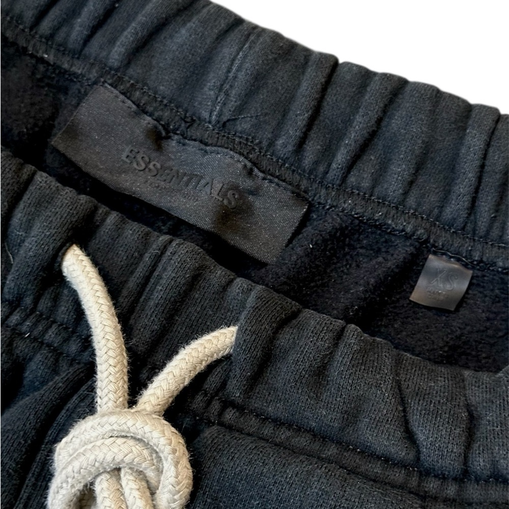 Essentials Black Sweatpants Joggers, Unisex - Picture 5 of 9